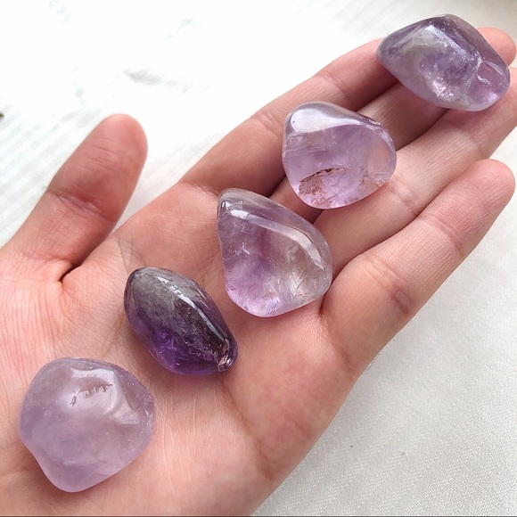 • 2pcs Phantom Amethyst (Small) Tumbled Stones - Picture 3 of 4